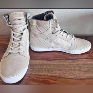 Supra Skytop 1 | Suede, Cream, 10.5